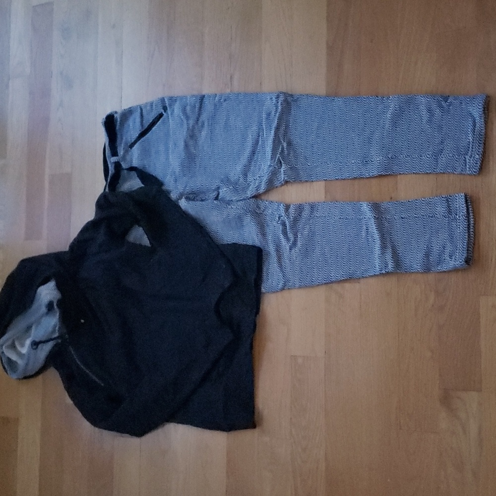 Maison Scotch knit set black/white women M